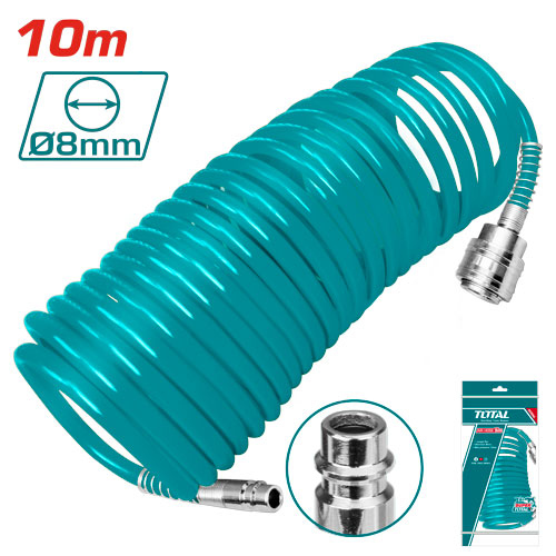 بربيش هواء حلزوني 10 متر TOTAL THT11101 Air hose 10M