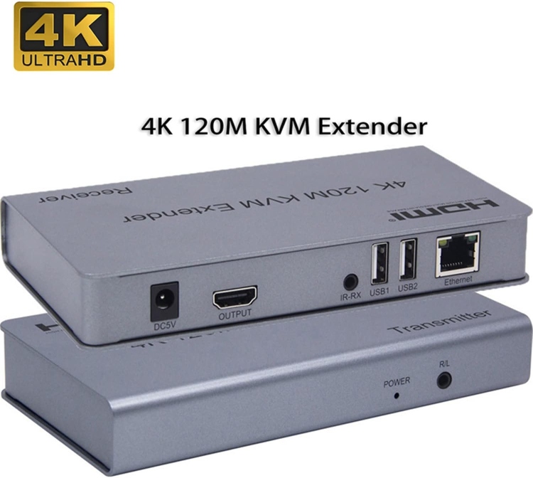 HAING HI-0120-HKE 4K HDMI EXTENDER WITH USB KVM 120M