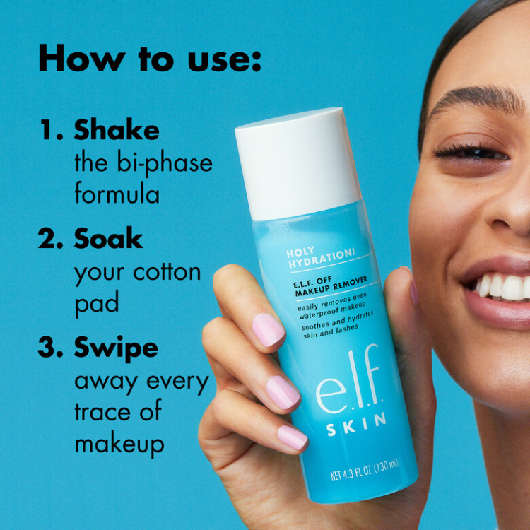 Elf, Holy Hydration! e.l.f. Off Makeup Remover ايلف، مزيل مكياج