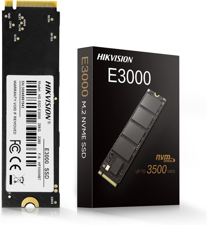 HIKVISION SSD M.2 NVME E3000 45X 256GB