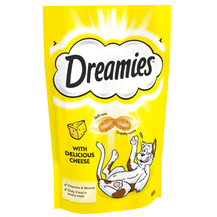 مكافآت DREAMIES™ بالجبنة اللذيذة 60 جرام
