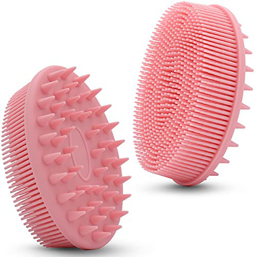 2 in 1 Bath and Shampoo Silicone Brush 