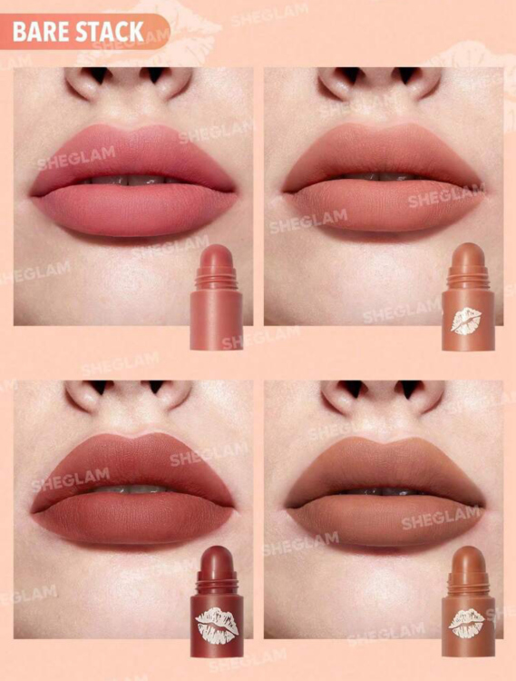 Sheglam, Mega Lip Stacks-Pink-Petal Stack