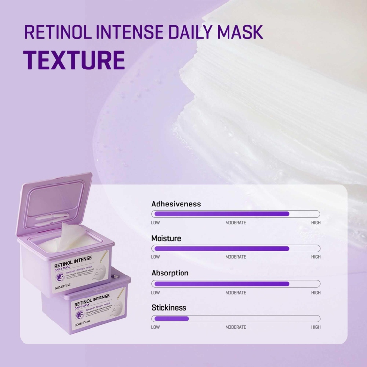 Some By Mi Retinol Intense Daily Mask ماسك الريتنول لترطيب وشد البشرة 