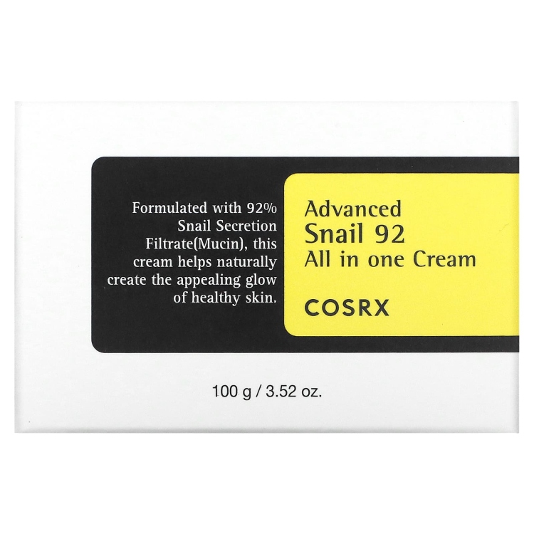 COSRX Advanced Snail 92 All in one Cream كريم ترطيب موسين الحلزون 