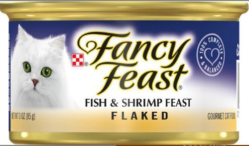 fancy feast fish&shrimp flaked