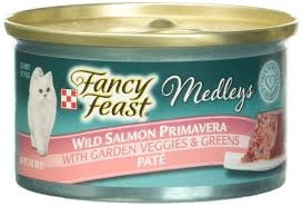 fancy feast wild salmon primavera