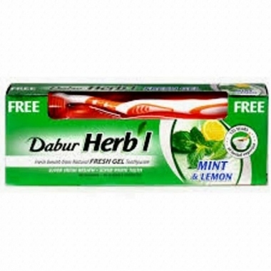 معجون اسنان دابر 150غم + فرشاة مجانا