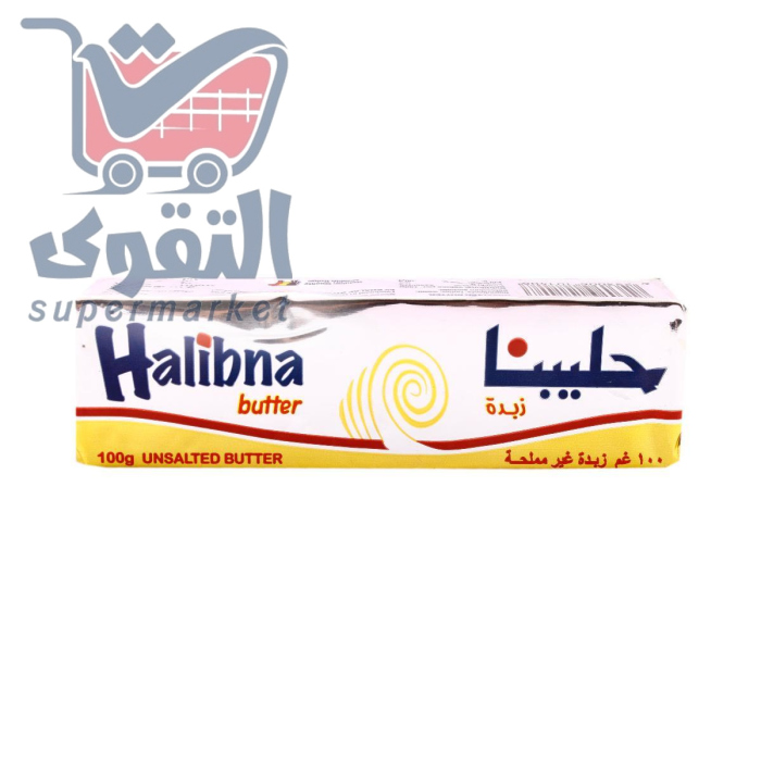 حليبنا زبدة غير مملحة 100غم