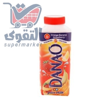 داناو عصير يرتقال و موز وفراولة 180مل