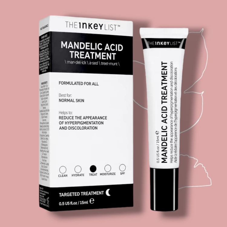 معالج البشره بحمض المانديليك اسد the inkey list mandelic acid treatment