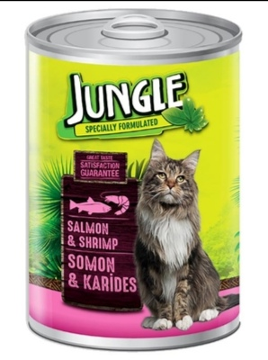 Jungle salmon and shrimp 415 g