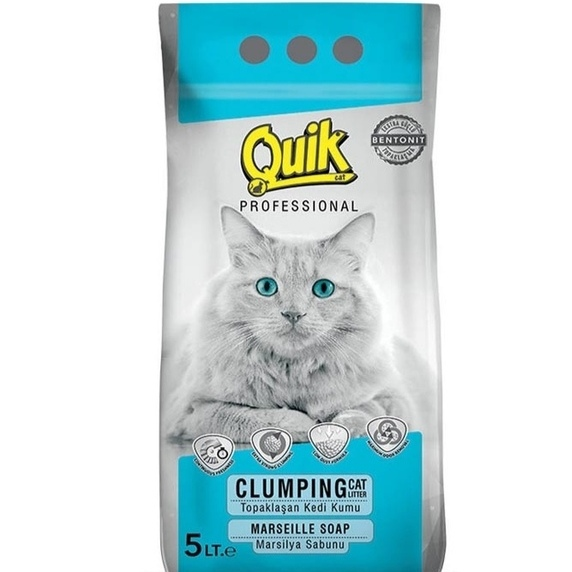 كويك رمل قطط صابون Cat sand Marseille 5L