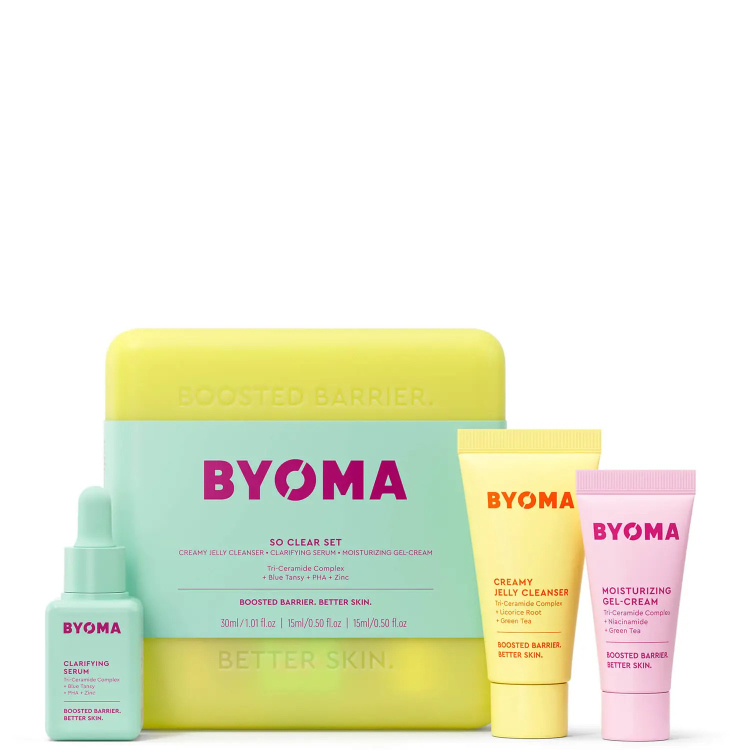 BYOMA  , CLARIFYING STARTER KIT بيوما , مجموعة تنقية البشرة 