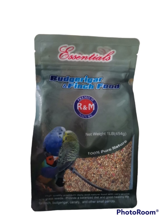 R&M essentials budgerigar &finch food 454G