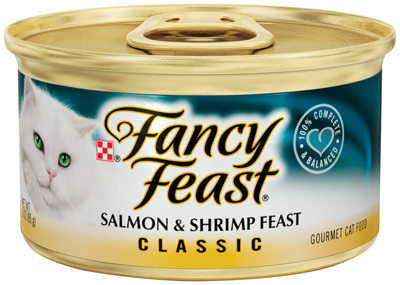 fancy feast salmon &shrimp feast pate