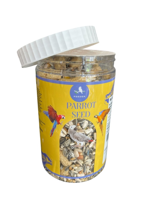 feeder parrot seed