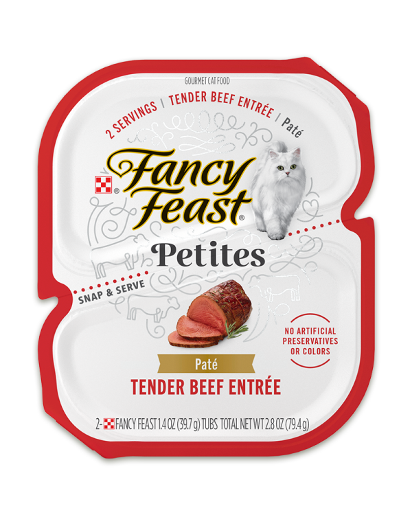 fancy feast petites tender beef entree pate