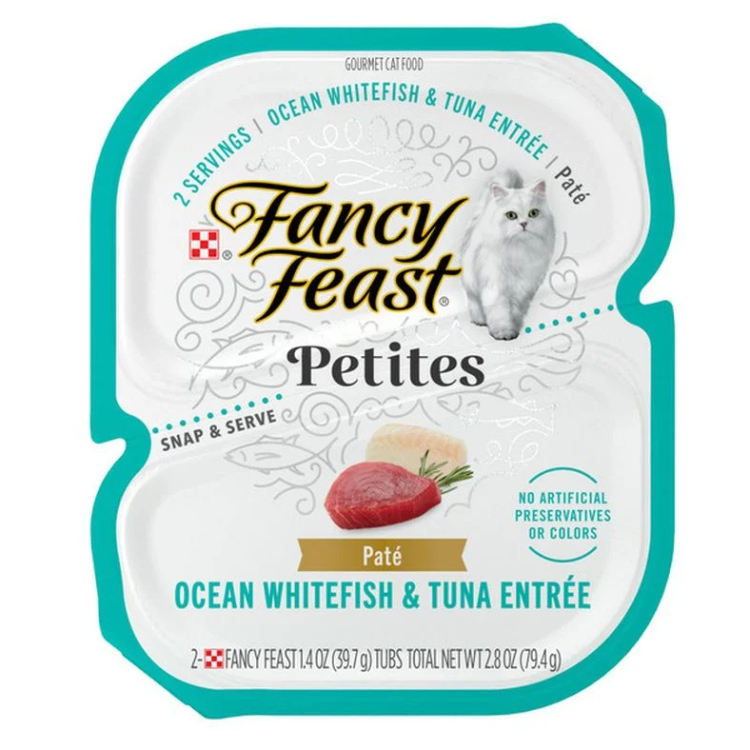 fancy feast petites ocean white fish & tuna entree pate