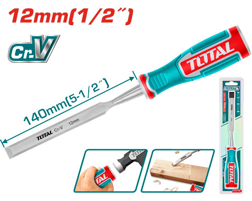 TOTAL THT41126 Wood chisel12mm*140mm سنسيل خشب