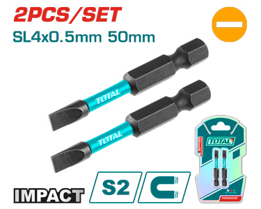 Total TACIM71SL450 راسية مفك عادي عدد 2  SL4*0.5
