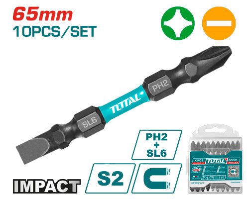 راسيه درل مجوز اسود TOTAL TACIM16HL133 IMPACT