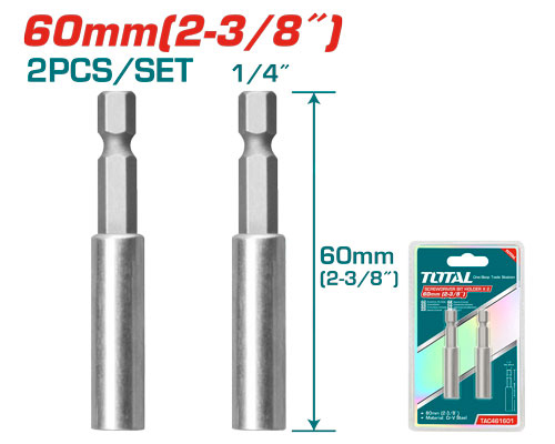 وصلة راسية مفك/2 TOTAL TAC461601 Screwdriver bit holder