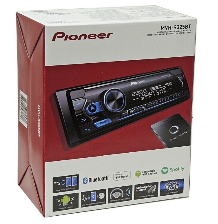 مسجل سيارة بلوتوث  Pioneer بدون CD