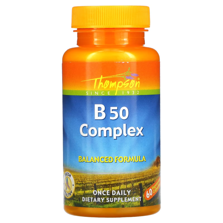 Thompson, B50 Complex, 60 Vegetarian Capsules