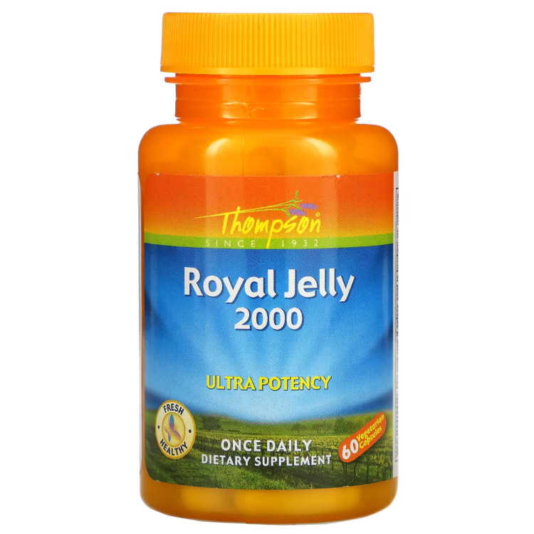 Thompson, Royal Jelly, Ultra Potency, 2,000 mg, 60 Vegetarian Capsules