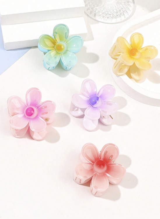 2pcs / Fresh And Lovely Flower Hair Clip