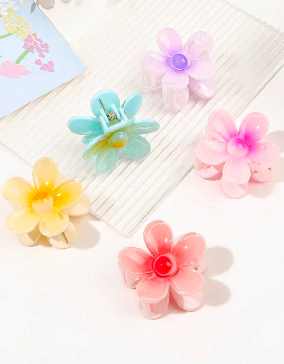 2pcs / Fresh And Lovely Flower Hair Clip