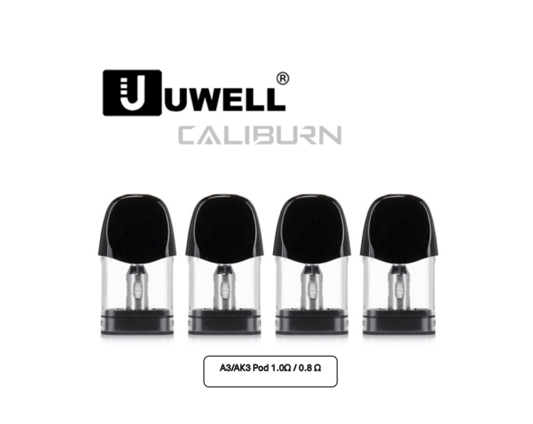 Uwell Caliburn A3/AK3 Replacement Pod, Multiple Resistance 