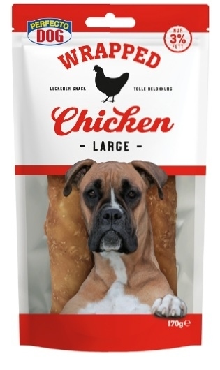 Perfecto Dog Wrapped Chicken Large 170g