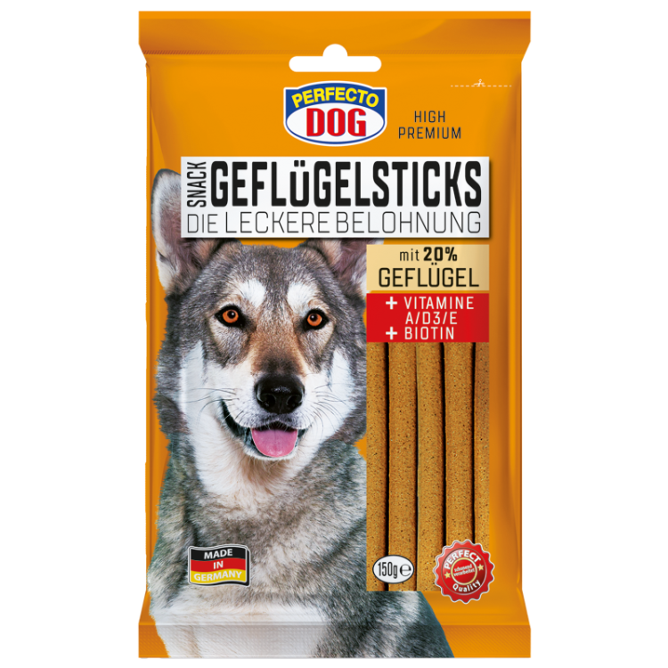 Perfecto Dog Poultry Sticks 150 gm