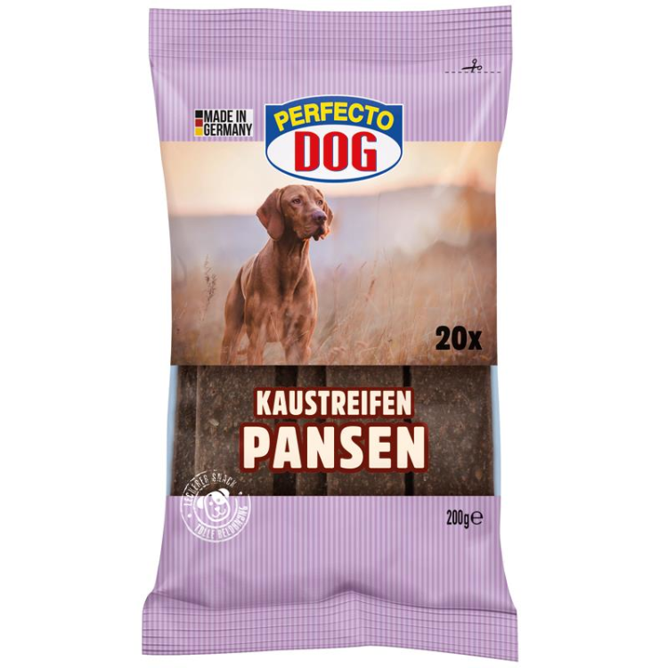 Perfecto Dog 20 tripe strips 200gm