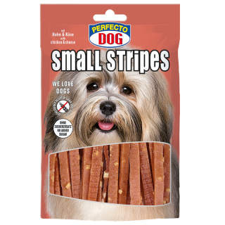 Perfecto Dog Small Stripes with Chicken & Cheese 100g - The delicious reward with a grain-free recipe