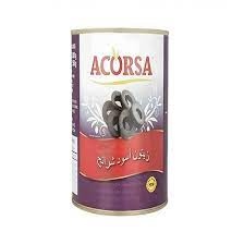 زيتون اسود اكورسا علب 350غم