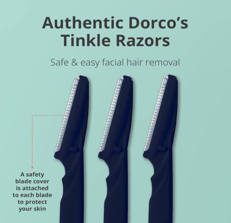 DORCO, Line-Up Razor for Men (1 Packet- 3Pcs)