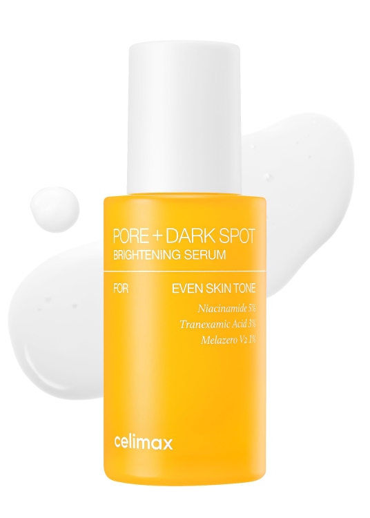 Celimax Pore +Dark Spot Brightening Serum 30ml (5% Niacinamide, 3% Tranexamic Acid) سيروم لتفتيح البقع من سيلماكس