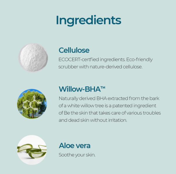 be the skin, BHA+ Pore Zero 30 Second Exfoliator