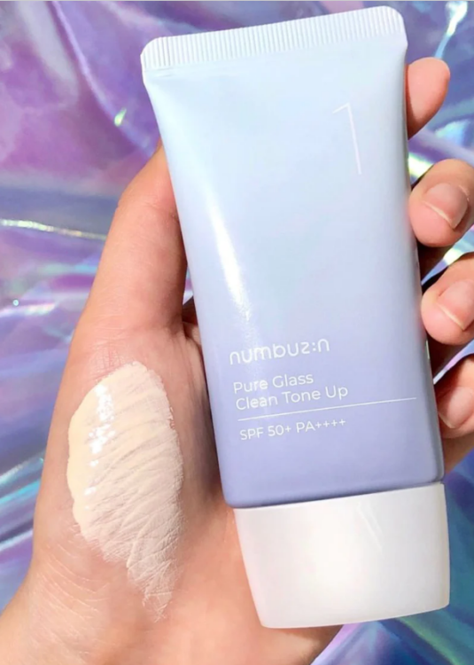 Numbuzin, No.1 Pure Glass Clean Tone Up 