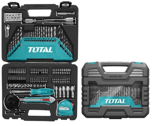 طقم اكسسوارات مع ريش 120 قطعه TOTAL THKTAC011182