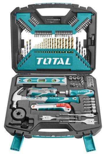 طقم عده مع ريش 120 قطعه TOTAL THKTAC01120