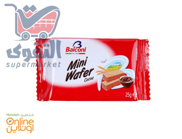 بالكوني مني ويفر بطعم الشوكلاته25غم