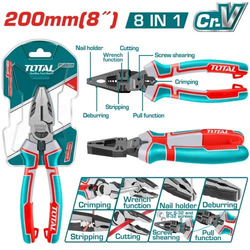 Total THTMF186 قطاعة متعددة   8*1 8 أنش