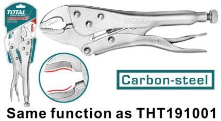 TOTAL THT191003 Curved jaw locking plier 10" زرادية كبس