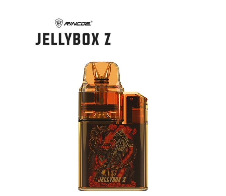 RINCOE JELLYBOX Z Pod System , Rechargeable, Refillable, Vape Device, Assorted Colors 