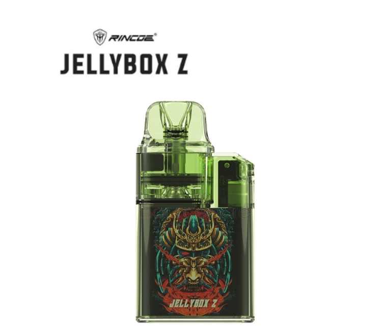 RINCOE JELLYBOX Z Pod System , Rechargeable, Refillable, Vape Device, Assorted Colors 