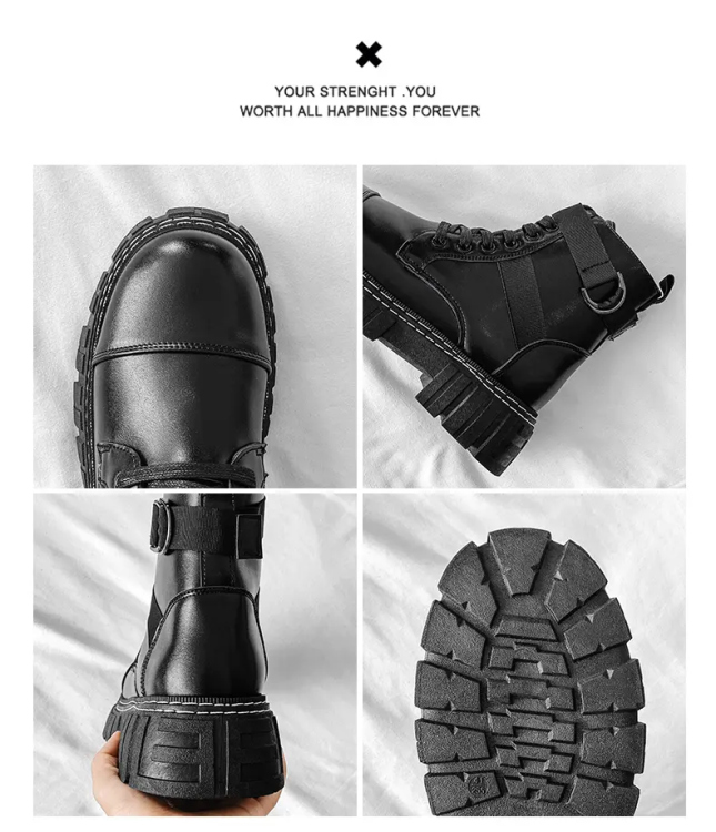 High-top Motorcycle Tooling Boots